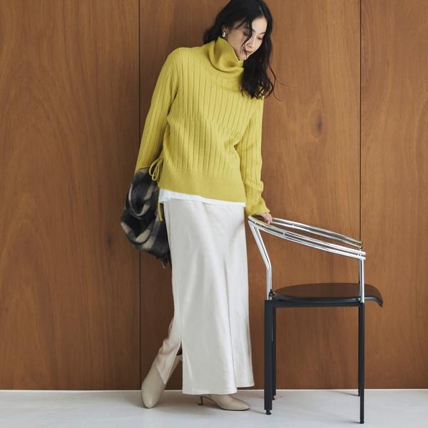 ドゥ アルシーヴ（Doux archives）/サテンナロースカート DOUX ARCHIVES（ドゥアルシーヴ） サテンナロースカート : マルイ(丸井