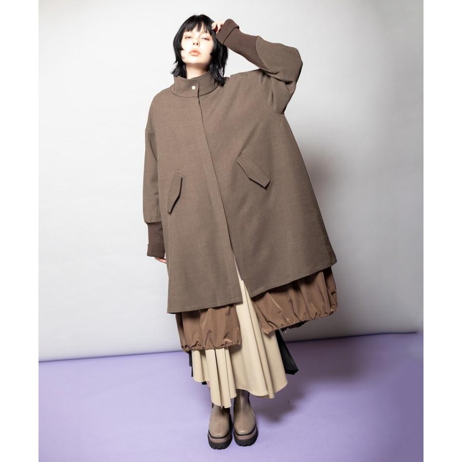 OSMOSIS（オズモーシス） レイヤードスタンドカラーコート : マルイ