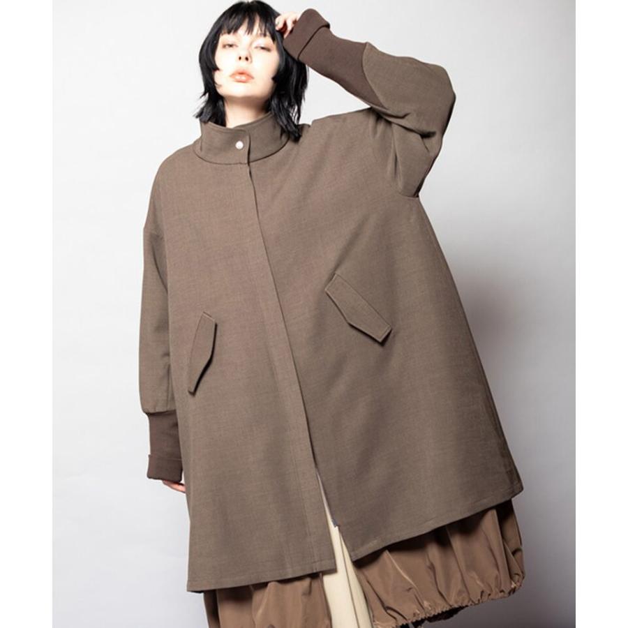 OSMOSIS（オズモーシス） レイヤードスタンドカラーコート : マルイ