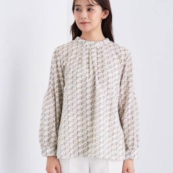 INDIVI（インディヴィ） 【きれいめ／オフィス／イベント】フェザー