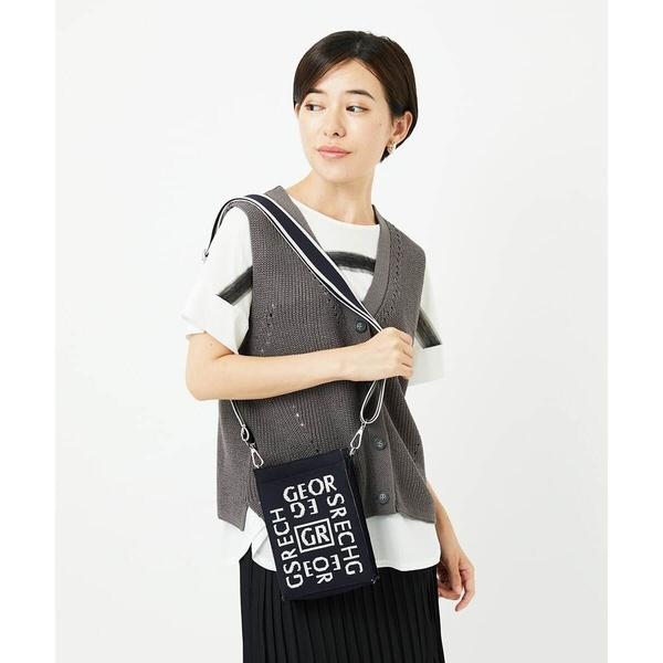 ジョルジュ・レッシュ（ES RECH）/ロゴニットミニショルダーバッグ GEORGES RECH（ジョルジュ・レッシュ） ロゴニットミニショルダー