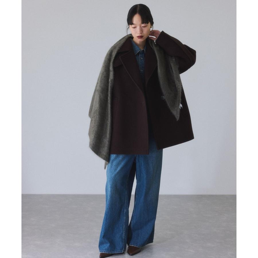ADAM ET ROPE'（アダムエロペ） ウールボンディングミドルコート