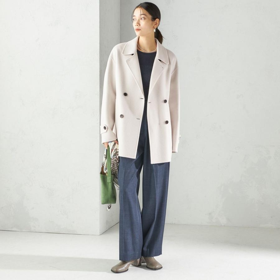 SHIPS（シップス） SUPER140 ダブル フェイス ショート コート