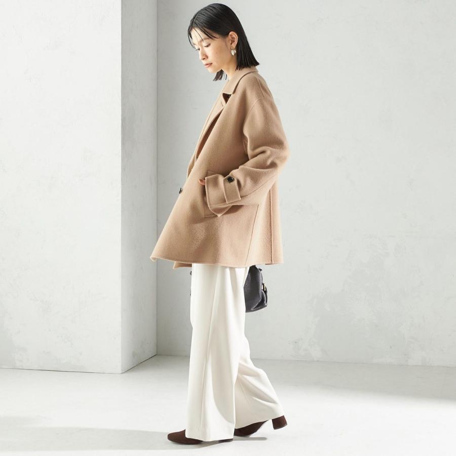 SHIPS（シップス） SUPER140 ダブル フェイス ショート コート