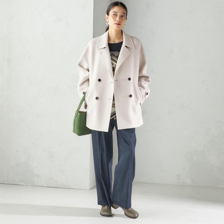 SHIPS（シップス） SUPER140 ダブル フェイス ショート コート