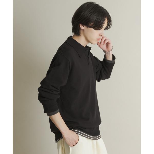 一部WEB限定カラー』『洗濯可/毛玉防止』ストレッチニットポロシャツ