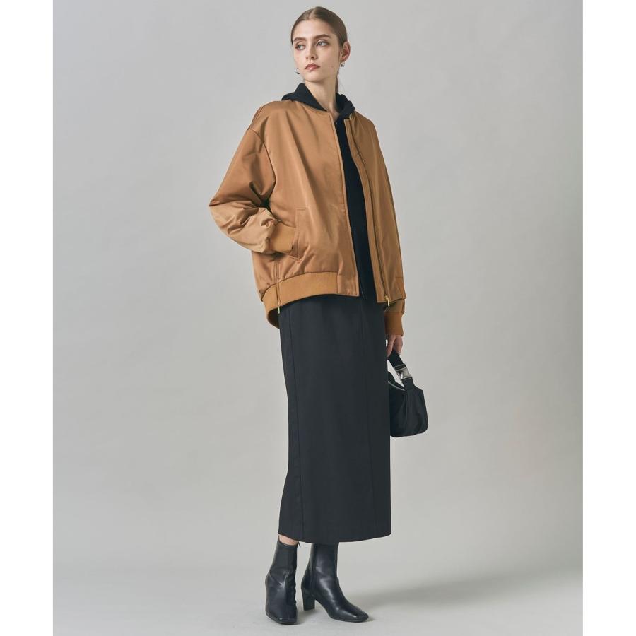 ICB（アイシービー） 【洗える】 マットサテン MA-1ブルゾン : マルイ