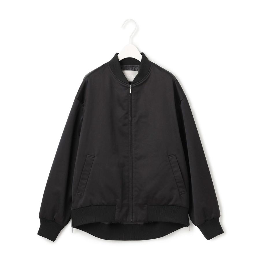 icb 今期【洗える】 マットサテン MA-1ブルゾン ICB（アイシービー） 【洗える】 マットサテン MA-1ブルゾン : マルイ