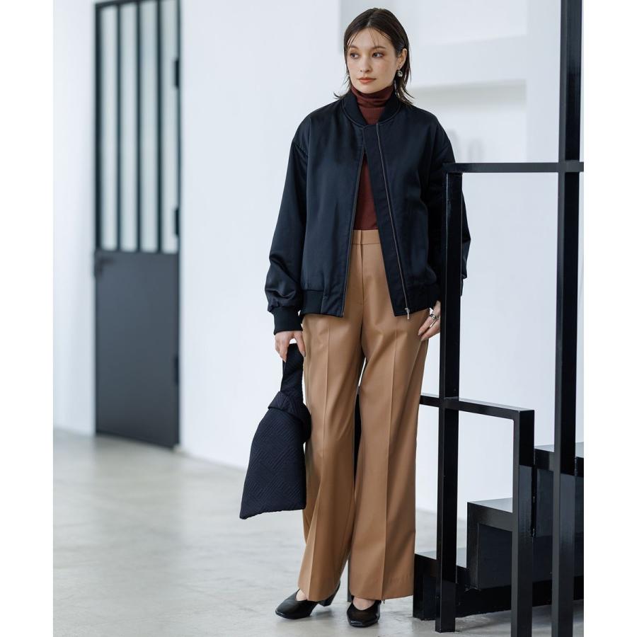 ICB（アイシービー） 【洗える】 マットサテン MA-1ブルゾン : マルイ