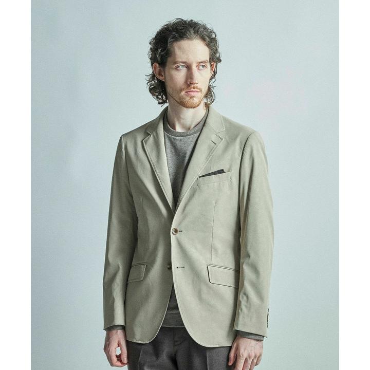 MEN'S BIGI（メンズビギ） フェイクレザー テーラードジャケット