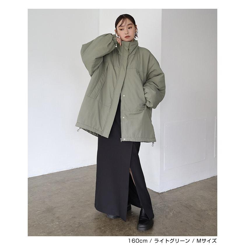 スタンドカラー 2way 中綿 ダウン ジャケット Freesia フリージア