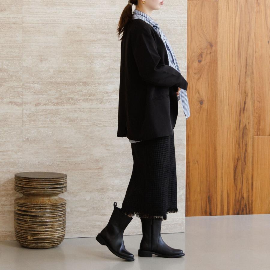 HIMIKO 少し長めの丈が今年らしい【撥水】【卑弥呼25AW】サイドジップ