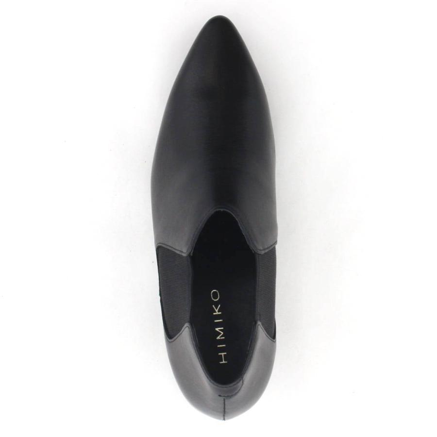 HIMIKO パンプス感覚で履けるブーティ【撥水】ポインテッドトゥ