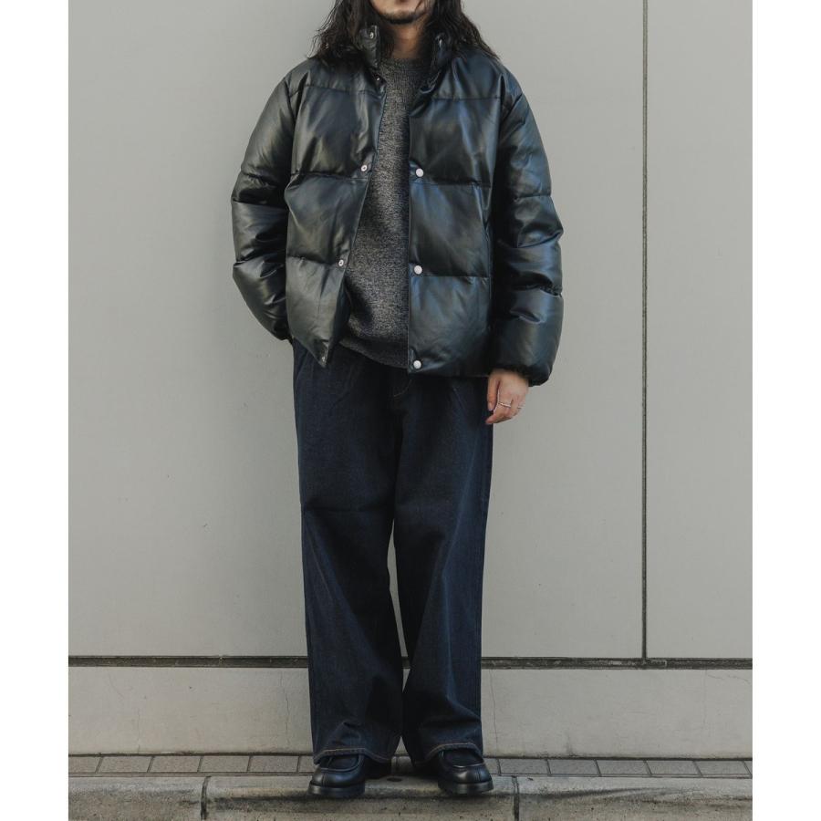 《別注》【AVIREX for ADAM ET ROPE'】レザーダウンジャケットの画像