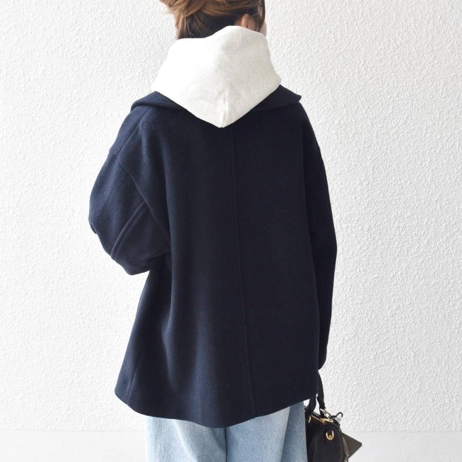 SHIPS any any: カシミヤ ミックス テーラード ショート Pコート