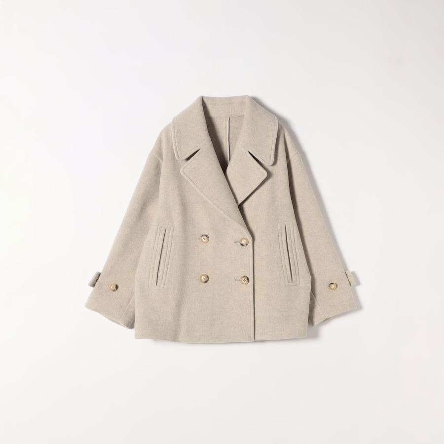 SHIPS any any: カシミヤ ミックス テーラード ショート Pコート