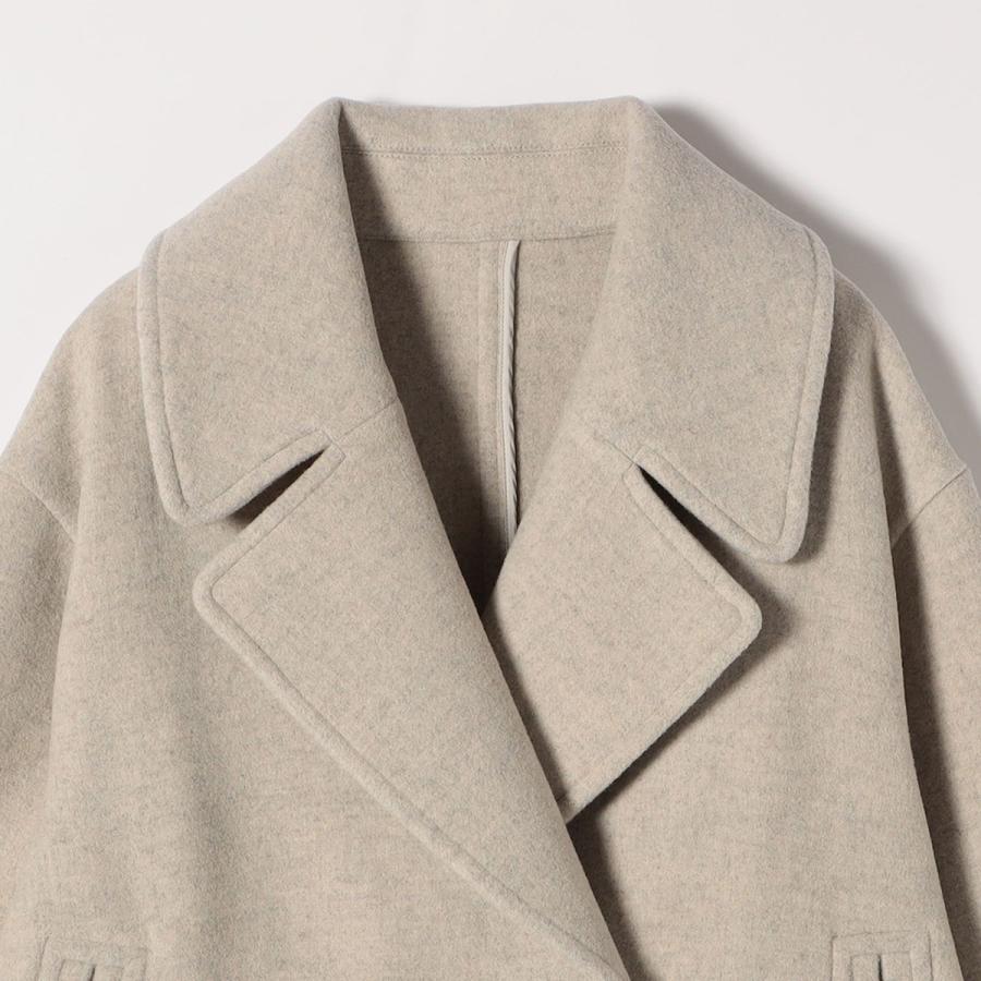 SHIPS any any: カシミヤ ミックス テーラード ショート Pコート