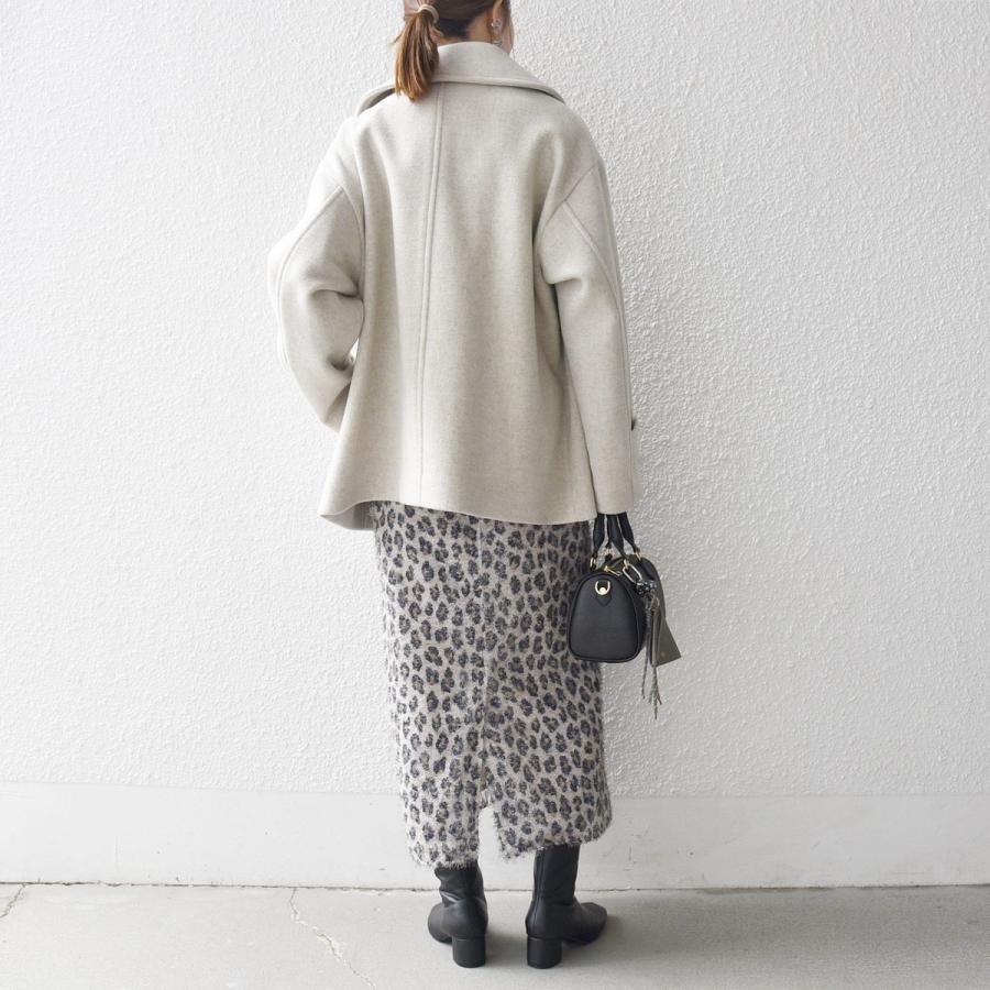 SHIPS any any: カシミヤ ミックス テーラード ショート Pコート