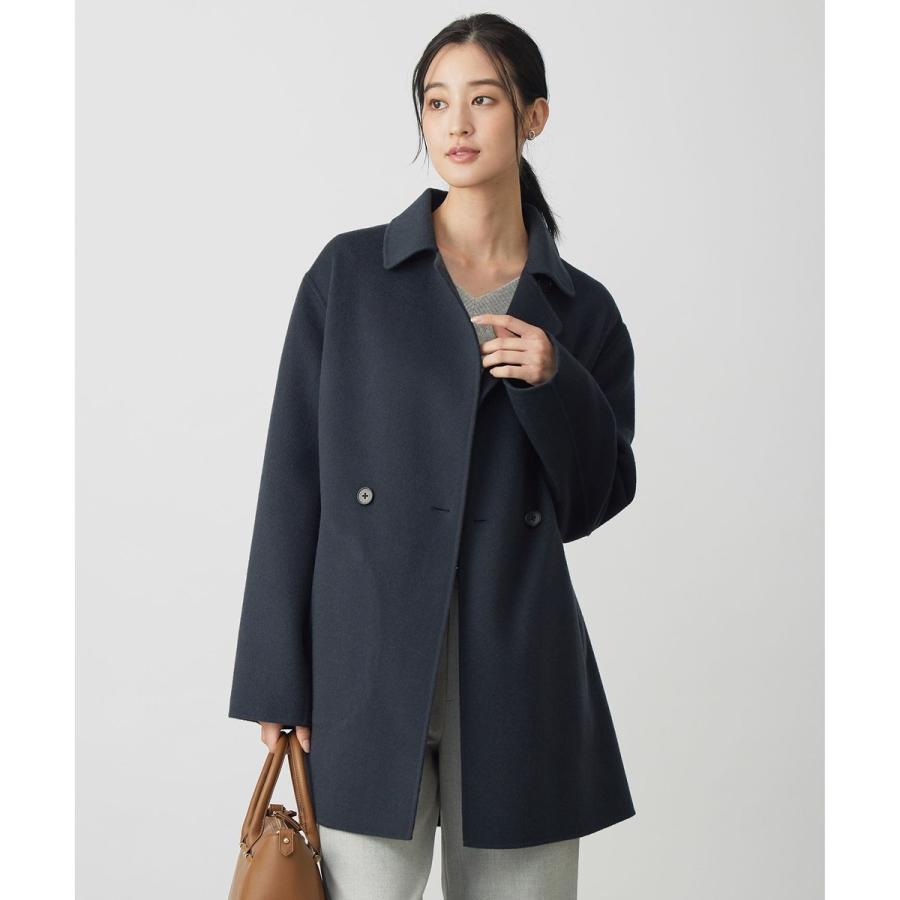 美品　ジェイプレス ウールナイロン リバー ミドル コート 近年 大きいサイズ リバーシブル】ウールナイロン リバー ミドル コート / J.PRESS LADIES