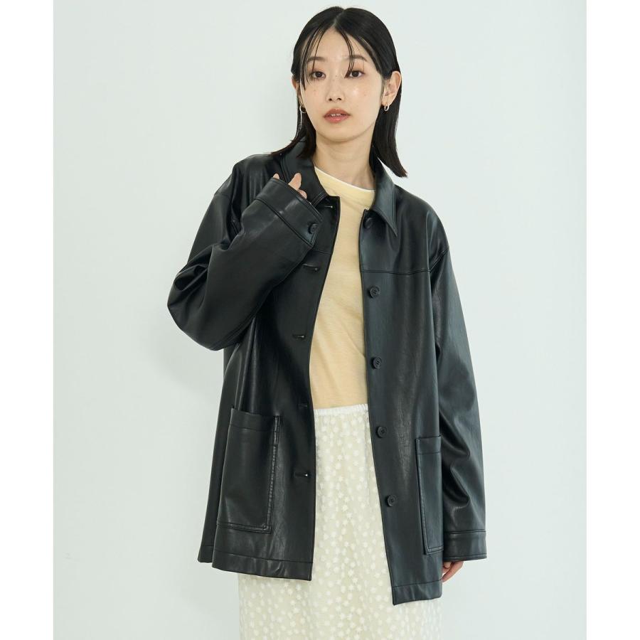 洗える】フェイクレザー ジャケット : マルイ(丸井)Yahoo!店 - 通販