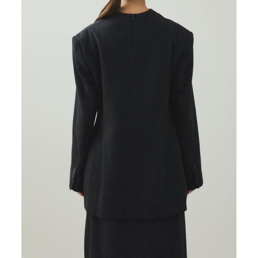 ADAM ET ROPE'（アダムエロペ） 【EMOELLE】ウールコットンジャケット