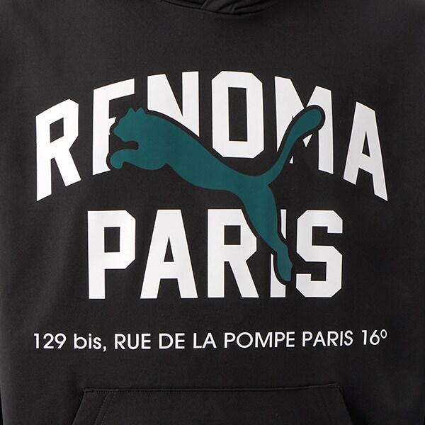 PUMA（プーマ） メンズ ゴルフ PUMA x renoma golf プリント フーディ