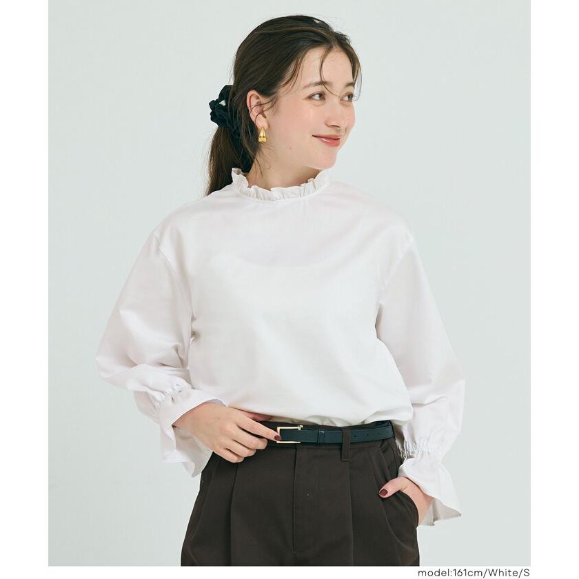 coca（コカ） スタンドフリルブラウス 全2色 : マルイ(丸井)Yahoo!店