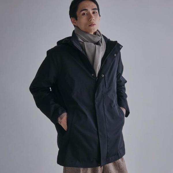 THE SHOP TK 【3WAY】中綿ライナー付き カルゼコート 洗濯機OKON・OFF