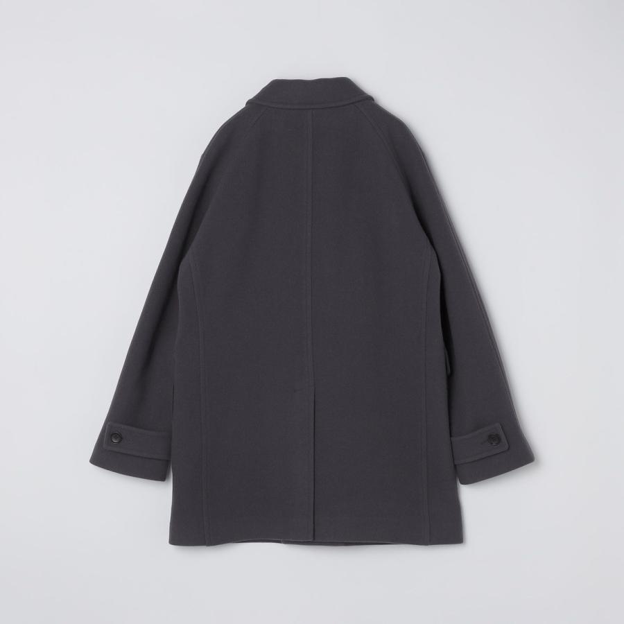 ★美品★SHIPS シップス★S140ウールハーフコート★Sサイズ★ネイビー★ SHIPS: S140 ウールシルク シングル ピーコート （その他アウター