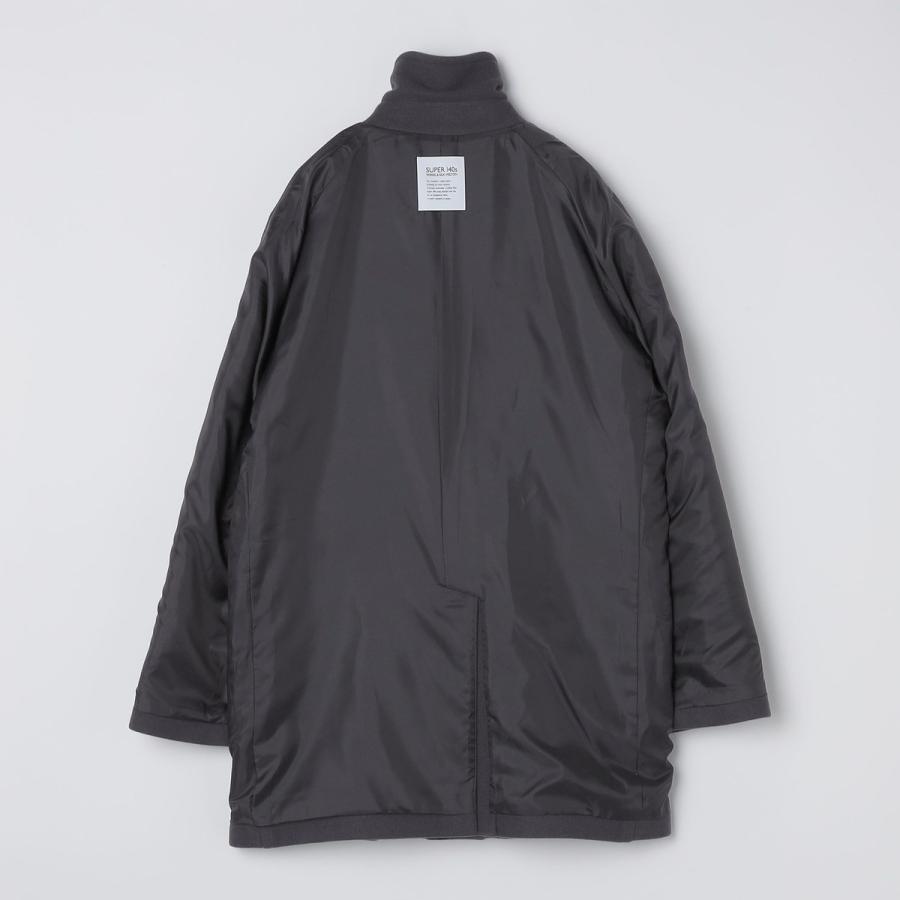 SHIPS（シップス） SHIPS: S140 ウールシルク ステンカラー コート