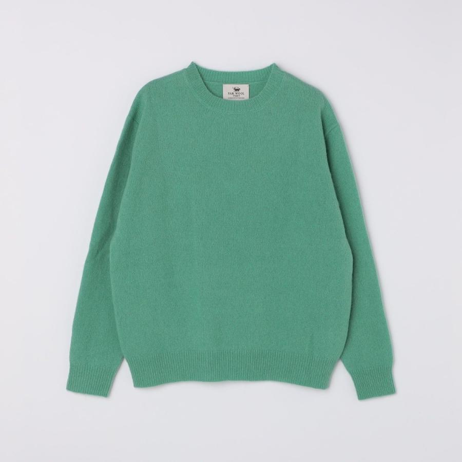 SHIPS（シップス） SHIPS: 5ゲージ ヤク ブレンド クルーネック ニット