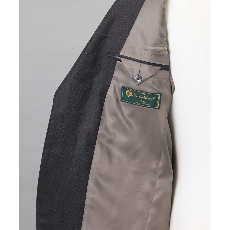 【Loro Piana Fabric】365 通年スーツ(グレー×格子)の画像