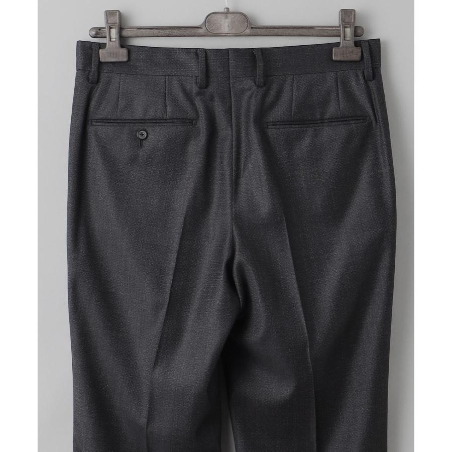 【Loro Piana Fabric】365 通年スーツ(グレー×格子)の画像