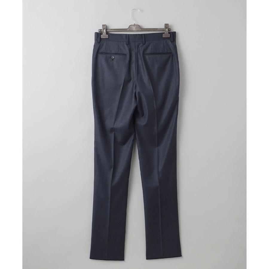 【Loro Piana Fabric】365 通年スーツ(ネイビー×格子)の画像