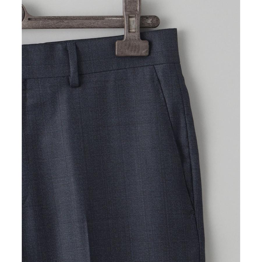 【Loro Piana Fabric】365 通年スーツ(ネイビー×格子)の画像