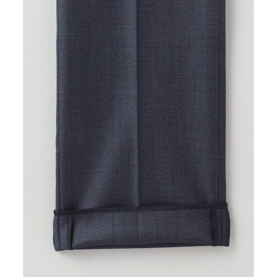 【Loro Piana Fabric】365 通年スーツ(ネイビー×格子)の画像