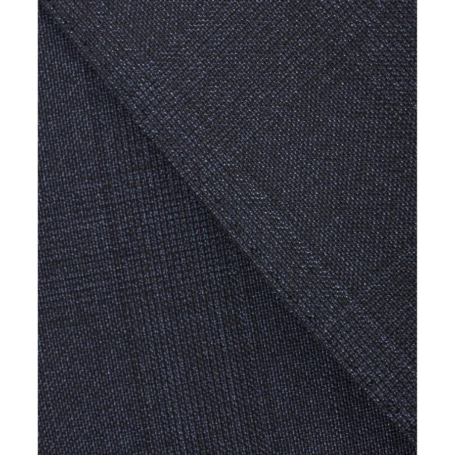 【Loro Piana Fabric】365 通年スーツ(ネイビー×格子)の画像