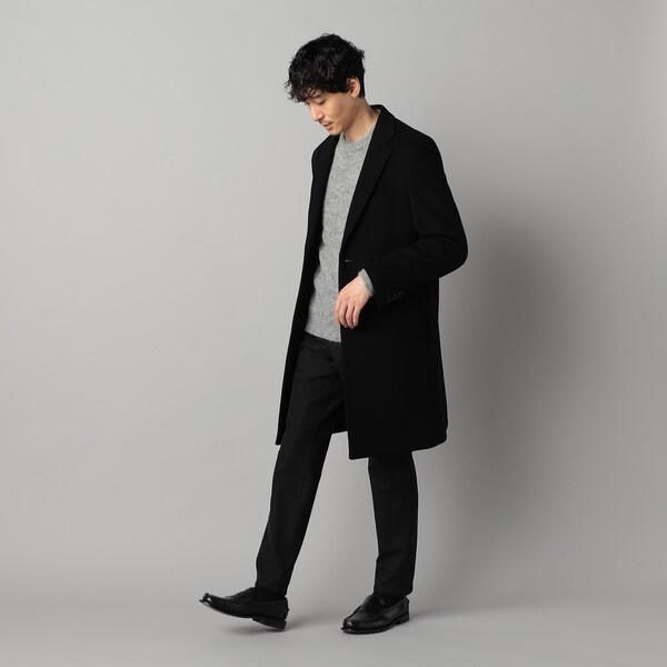 COMME CA MEN（コムサメン） 尾州産 ウールビーバー チェスターコート