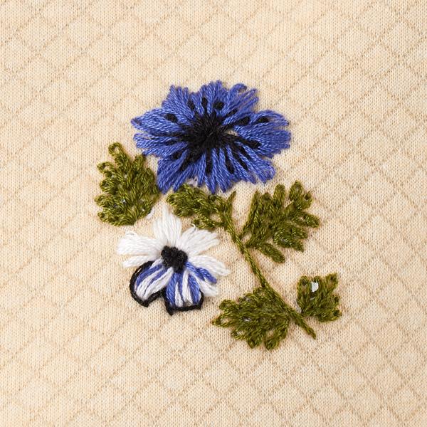 SUPER HAKKA（スーパーハッカ） プルームレットハンド刺繍キルティング