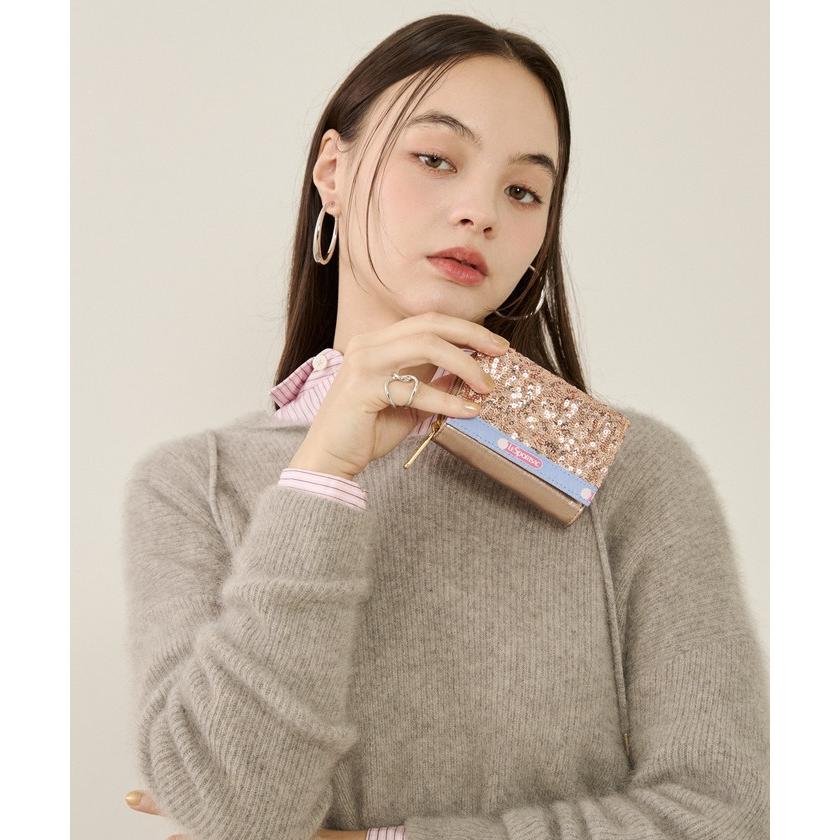 希少■大丸購入■ レスポートサック LESPORTSAC 財布 ベージュ×マルチ LeSportsac（レスポートサック） (レスポートサック)二つ折り財布・三
