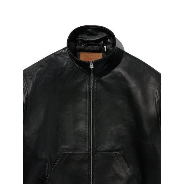 PREMIUM BLACK FULLZIP SPORTS LEATHER JACKET : マルイ(丸井)Yahoo!店