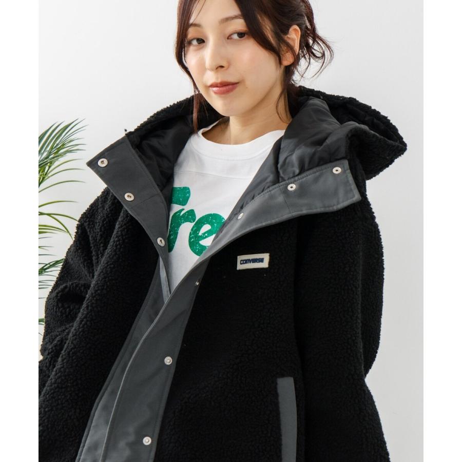 CONVERSE（コンバース） 【CONVERSE/コンバース】ボア 切り替え フード 