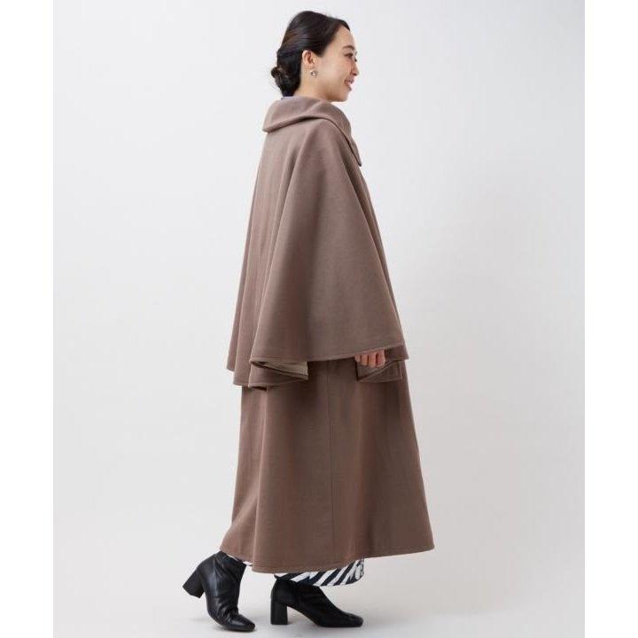 倭物やカヤ　ベージュ ウール混紡 ケープコート カヤ】寒茜コート : マルイ(丸井)Yahoo!店 - 通販 - Yahoo!ショッピング