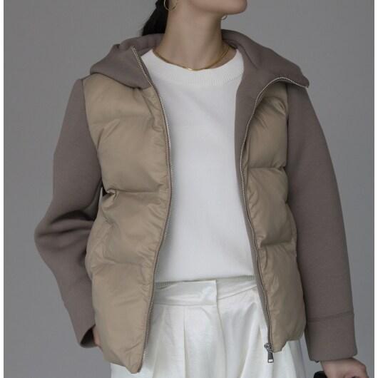 PREFERIR（プレフェリール） 中綿切替えブルゾン ショートコート