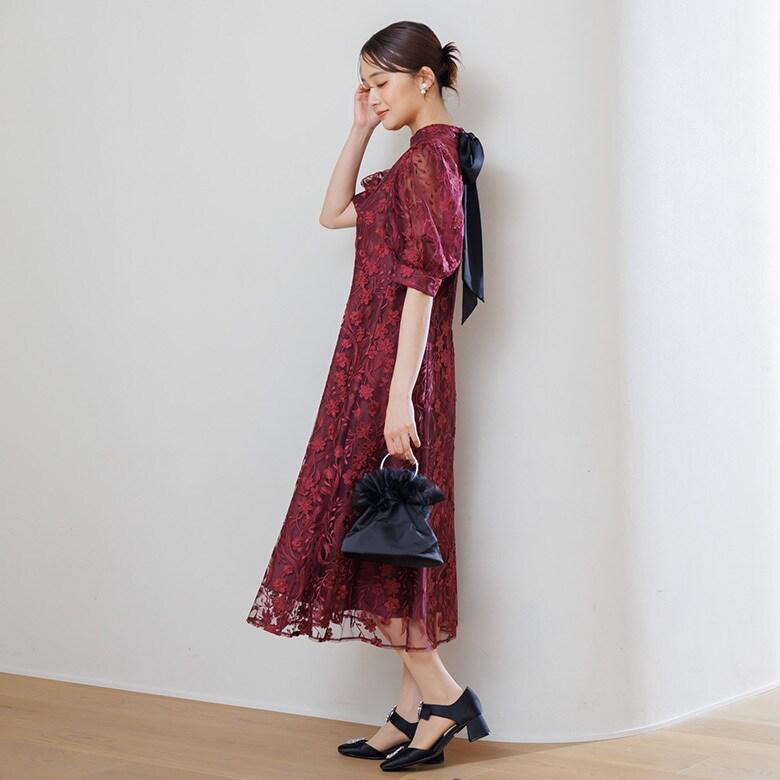 form forma（フォルムフォルマ） 3Dフラワーバックシャンドレス/結婚式