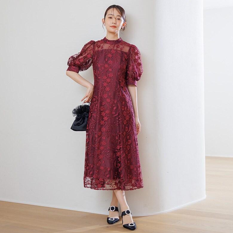 form forma（フォルムフォルマ） 3Dフラワーバックシャンドレス/結婚式