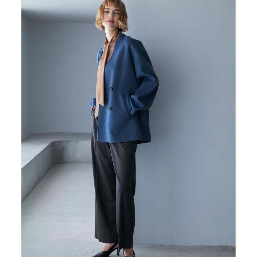 ICB（アイシービー） WoolRever ノーカラーショートコート : マルイ