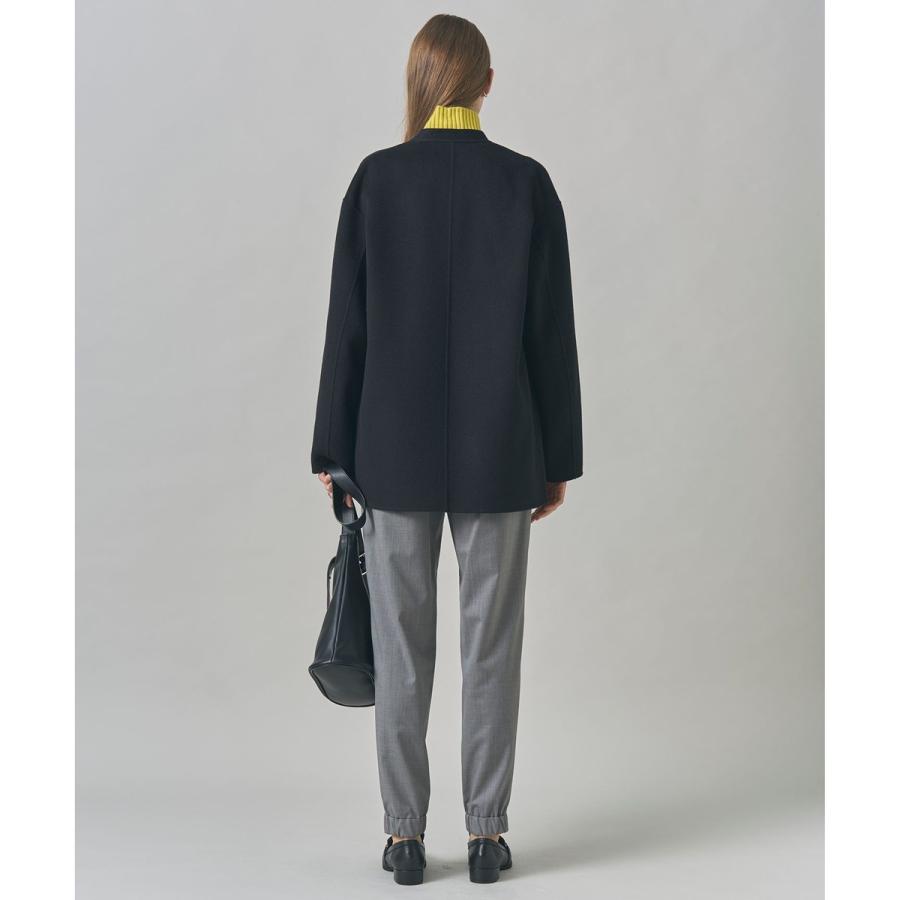 ICB（アイシービー） WoolRever ノーカラーショートコート : マルイ