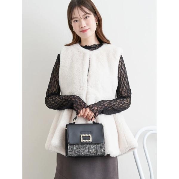 LUDIC PARK（ルディックパーク） ファーペプラムジレ : マルイ(丸井