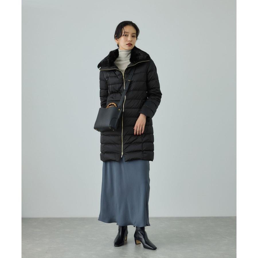 ROPE'（ロペ） サテンロング丈ダウンコート/イージーケア : マルイ